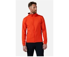 Vyriškas džemperis su gobtuvu Rossignol Mid Layer Thin Fz, oranžinis