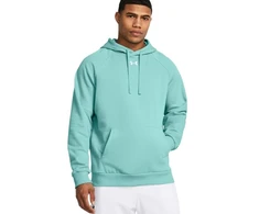 Vyriškas džemperis su gobtuvu Under Armour Rival Fleece, mėtų spalvos