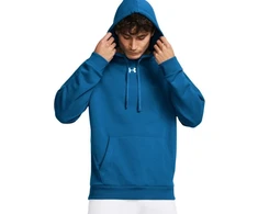 Vyriškas džemperis su gobtuvu Under Armour Rival Fleece, mėlynas