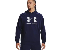 Vyriškas džemperis su gobtuvu Under Armour Rival Fleece Logo, tamsiai mėlynas