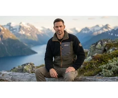 Vyriškas flisinis džemperis Geographical Norway Tarley, juodas