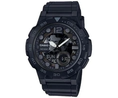 Vyriškas laikrodis CASIO AEQ-100W-1BV (zd070b) - WORLD TIME + BOX