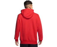Vyriškas Nike Club BB FZ džemperis su gobtuvu, raudonas, FN3861 657