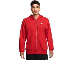 Vyriškas Nike Club BB FZ džemperis su gobtuvu, raudonas, FN3861 657