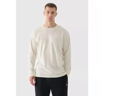 Vyriškas oversize longsleeve su spauda 4F 4FRAW24TLONM507-83S