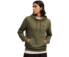 Vyriškas Puma ESS 2 spalvų mažas 1 numerio logotipas džemperis su gobtuvu (hoodie) alyvuogių spalvos 684719 81