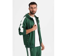 Vyriškas sportinis kostiumas, pilka ir ruda EXIMIO