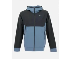 Vyriškas sportinis „Puma Tech Woven“ džemperis su užtrauktuku ir patogiu gobtuvu