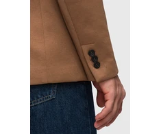 Vyriškas šviesiai rudas slim fit švarkas