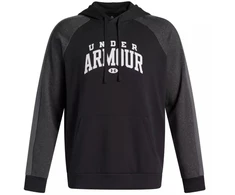 Vyriškas Under Armour Rival Fleece spalvotas džemperis su gobtuvu juodas 6003958 001