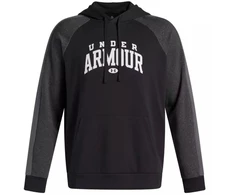 Vyriškas Under Armour Rival Fleece spalvotas džemperis su gobtuvu juodas 6003958 001