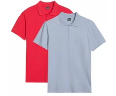 Vyriški 4F polo marškiniai (2 vnt. komplektas) 2P-SS-4FWSS25TPTSM407-92S