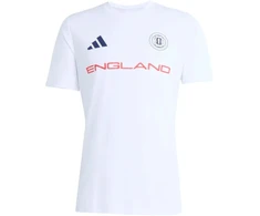 Vyriški adidas England 26 marškinėliai, balti, KH2309