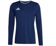 Vyriški adidas Entrada 26 marškinėliai ilgomis rankovėmis, tamsiai mėlyni KF5850