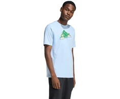 Vyriški adidas Novelty Mint marškinėliai, šviesiai mėlyni JZ5038