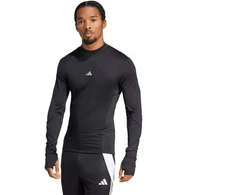 Vyriški adidas Techfit Cold.Rdy juodi ilgarankoviai marškinėliai JL5623