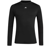 Vyriški adidas Techfit Cold.Rdy juodi ilgarankoviai marškinėliai JL5623