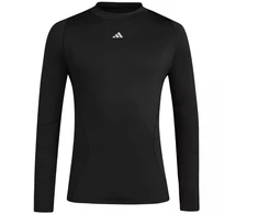 Vyriški adidas Techfit Cold.Rdy juodi ilgarankoviai marškinėliai JL5623
