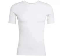 Vyriški adidas Techfit marškinėliai trumpomis rankovėmis balti JP4675