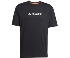 Vyriški adidas Terrex Classic Logo marškinėliai, juodi JF9143