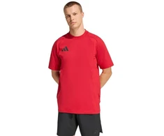 Vyriški adidas Tiro 26 kelionių marškinėliai raudoni KD1121