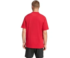Vyriški adidas Tiro 26 kelionių marškinėliai raudoni KD1121