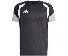 Vyriški adidas Tiro 26 varžybų treniruočių marškinėliai, juodi, pilki ir balti JX4254
