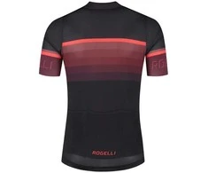 Vyriški dviračių marškinėliai HERO II juodi-bordo Rogelli