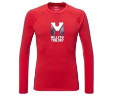Vyriški ilgomis rankovėmis marškinėliai Millet Trilogy Wool Ts Ls, raudoni