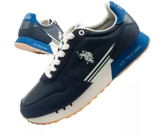 Vyriški laisvalaikio bateliai US Polo Assn, madingi ir patogūs, mėlyni
