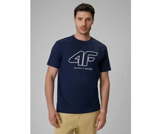 Vyriški laisvalaikio marškinėliai su 4F logotipu 4FRSS26TTSHM3999-31S