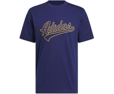 Vyriški marškinėliai adidas Varsity Tailsweep Graphic, tamsiai mėlyni