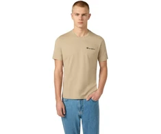 Vyriški marškinėliai Champion SS Tee, smėlio spalvos, 221798 MS041
