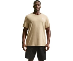 Vyriški marškinėliai Nike Club Tee, smėlio spalvos, AR4997 297
