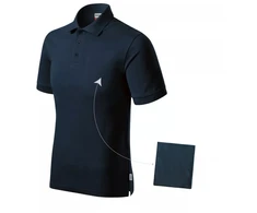 Vyriški marškinėliai „Resist Heavy Polo“ (tamsiai mėlyni 02 (prekės ženklo etiketė))