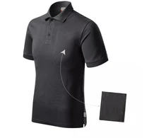Vyriški marškinėliai „Resist Heavy Polo“ (juodmedžio pilka 94 (prekės ženklo etiketė))