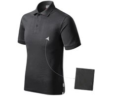 Vyriški marškinėliai „Resist Heavy Polo“ (juodmedžio pilka 94 (prekės ženklo etiketė))