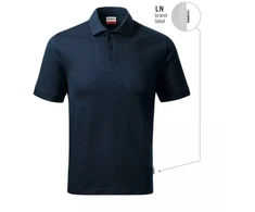 Vyriški marškinėliai „Resist Heavy Polo“ (tamsiai mėlyni 02 (prekės ženklo etiketė))