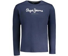 Vyriški marškinėliai su ilgomis rankovėmis Pepe Jeans, mėlyna