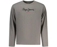 Vyriški marškinėliai su ilgomis rankovėmis Pepe Jeans, pilka
