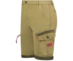 Vyriški medvilniniai šortai Geographical Norway, šviesiai smėlio