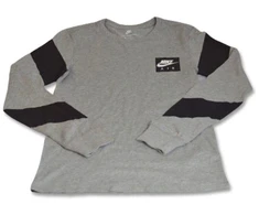 Vyriški Nike Air longsleeve marškinėliai pilki - AA6297-063
