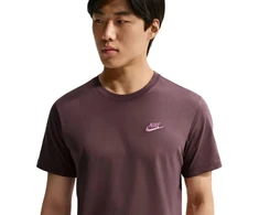 Vyriški Nike Club marškinėliai, rudi, AR4997 502