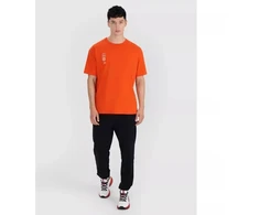 Vyriški oversize marškinėliai su spauda 4F 4FRSS25TTSHM2652-70S