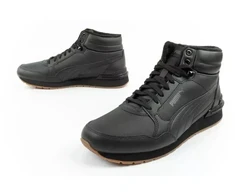Vyriški Puma ST Runner v4 Mid aukšto aulo sportbačiai, juodi