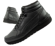 Vyriški Puma ST Runner v4 Mid aukšto aulo sportbačiai, juodi