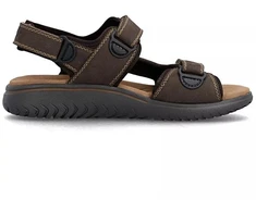 Vyriški rudos odos sandalai su Velcro užsegimu Rieker 26450-26