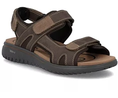 Vyriški rudos odos sandalai su Velcro užsegimu Rieker 26450-26