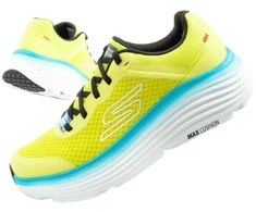 Vyriški Skechers Max Cushioning lengvi laimo spalvos bėgimo bateliai