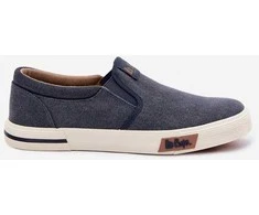 Vyriški slip-on laisvalaikio bateliai Lee Cooper, tamsiai mėlyni